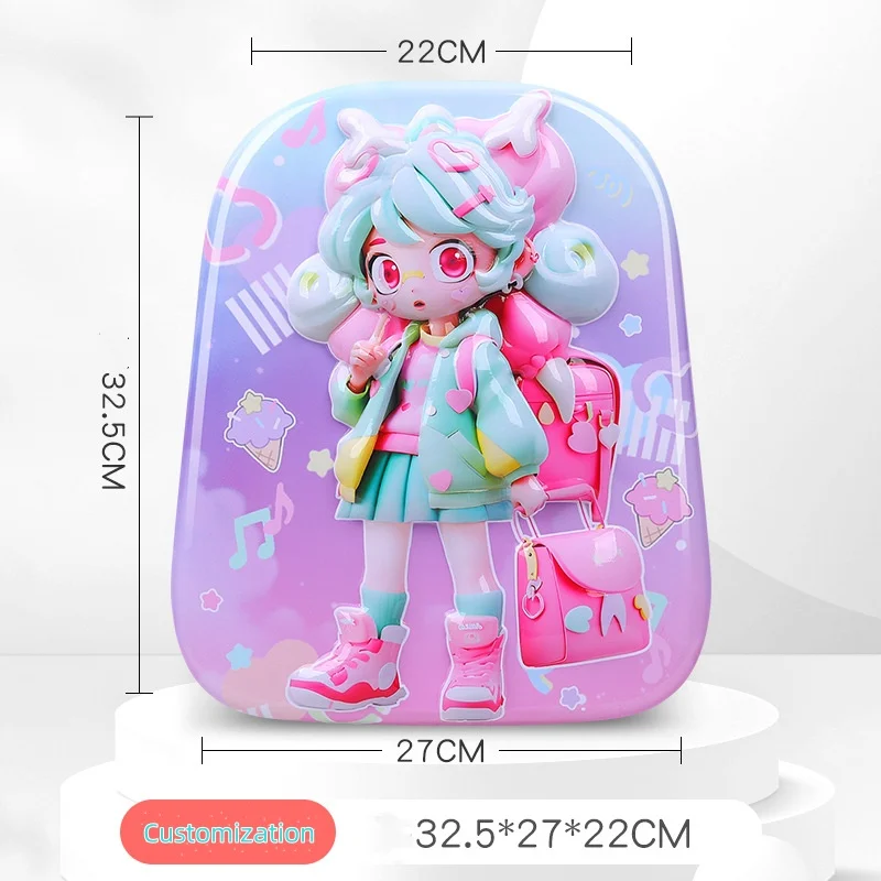 Dong-Ao 3D hard shell OEM sourcing factory 12inch cartoon backpack school bag printing design for new 2024 mochila