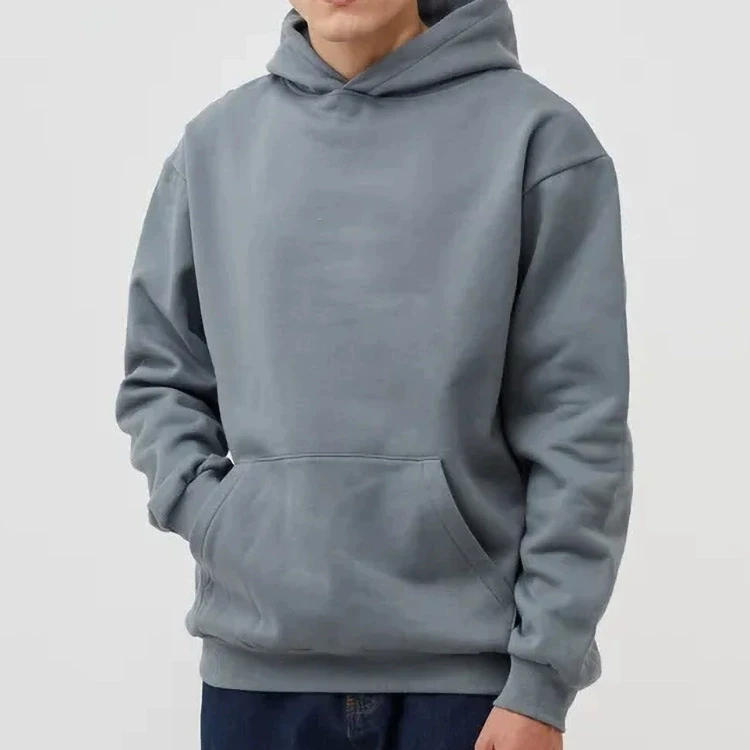 Popular Style Winter Hoodies for Men Blank Pullovers Custom logo Color Fleece Long Sleeve Black Oversize Heavy Hoodies