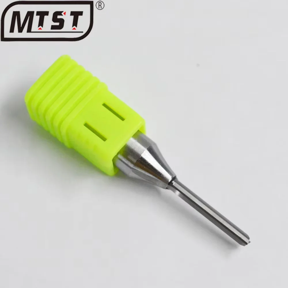 Carbide CNC cutter head TCT straight milling cutter head 1/2' shank 2 flute milling tools for wood carving Metal carving