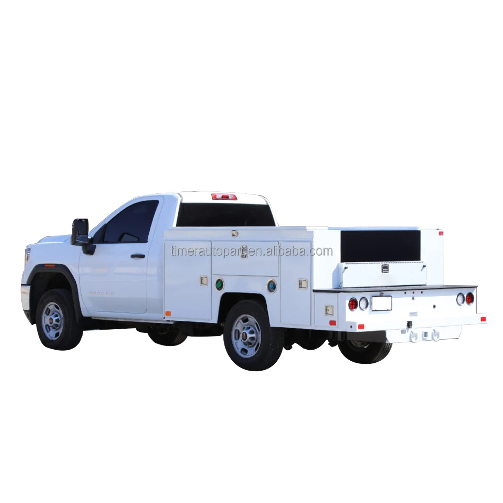 Customized Steel Aluminum Cabinet Extender ToolBox Pickup Truck Body Service For Sale Hilux Tacoma GM Silverado