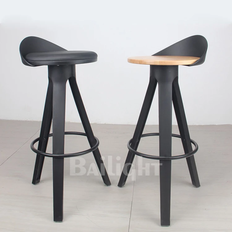 iron chair colorful metal bar stool