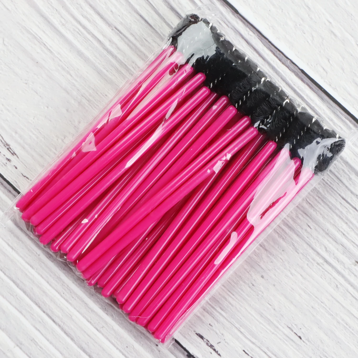 eyelash brushes applicator mascara wand private label nylon disposable plastic mascara brush for eyelash extensions makeup brush