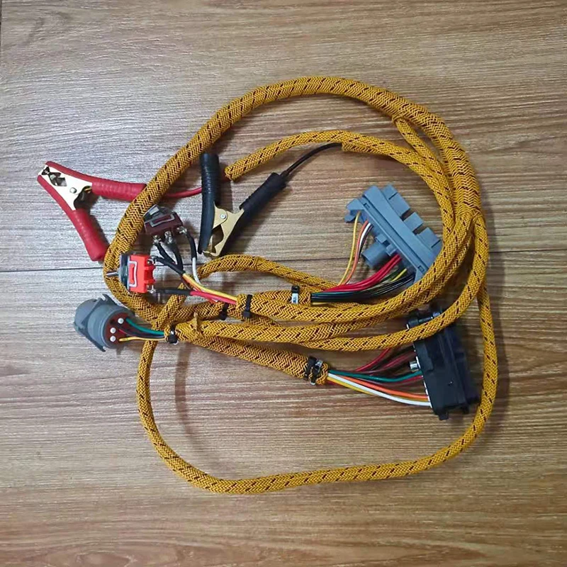 Excavator Diagnostic Cable Engine C6.4 Comprehensive Test Wiring Harness E320C E320D For Caterpillar