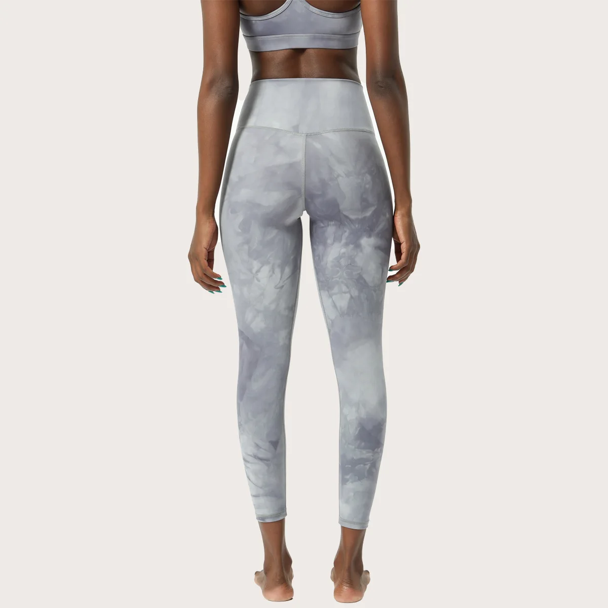 1903 tie dye high fitness rise buttery soft  workout women legging