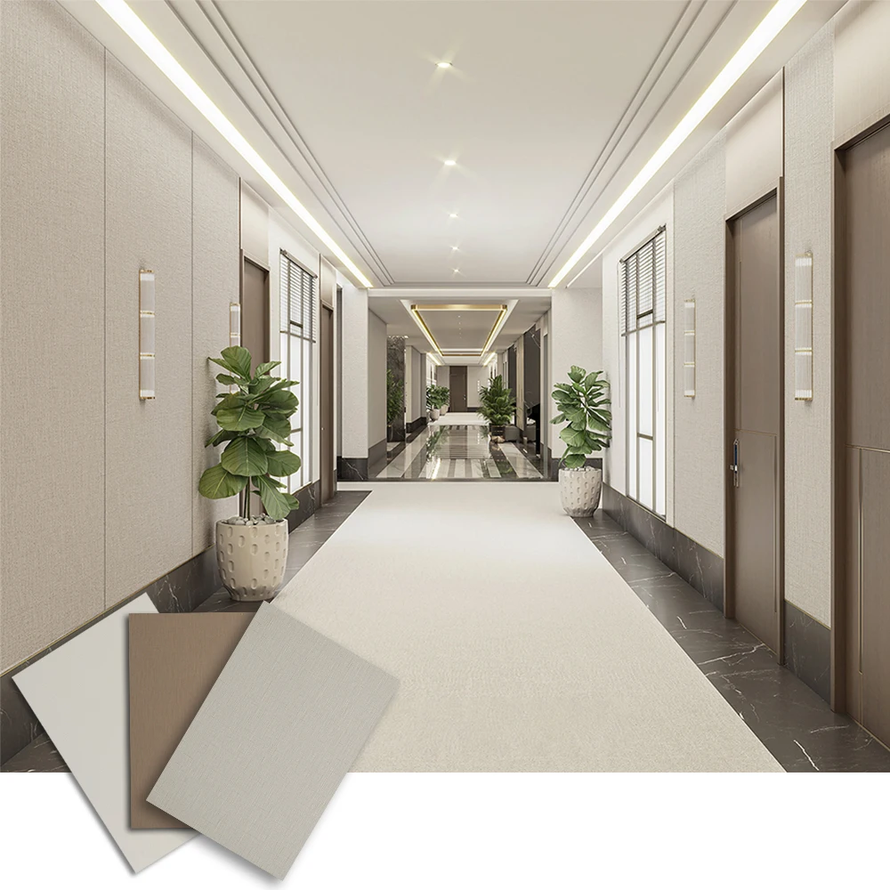 Жесткий виниловый лист для стен устойчивый к химическим и коррозии отеля