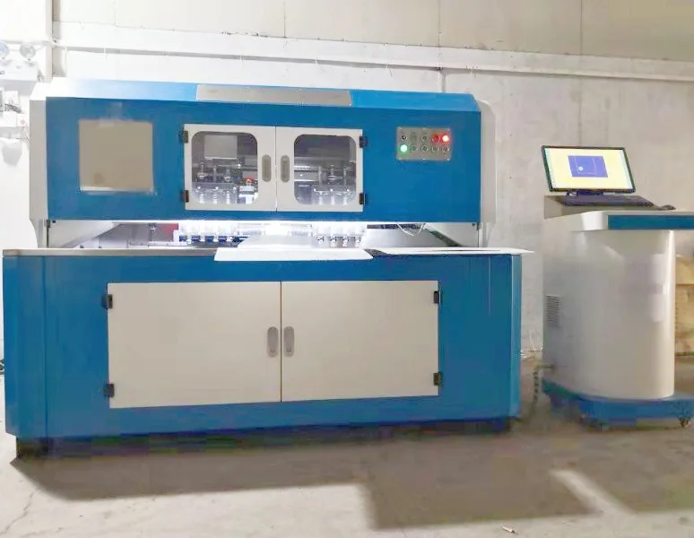 CNC leather punching machine for shoe bag clothing industrial automatic leather perforation machine