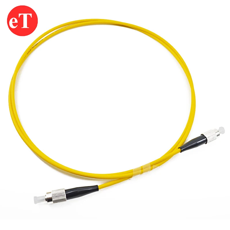FTTH 3.0mm 9 / 125 single mode SX LSZH SM Simplex G657A FC To FC UPC Fiber Optic Patch Cord