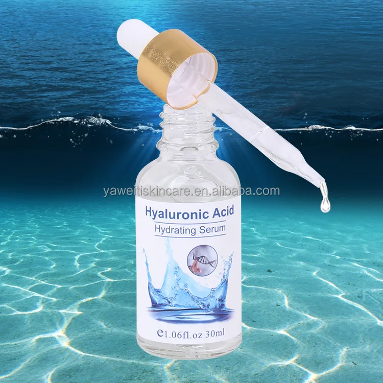 Private Label Anti-Aging Organic Face Care Moisturizing Essence Hyaluronic Acid Serum