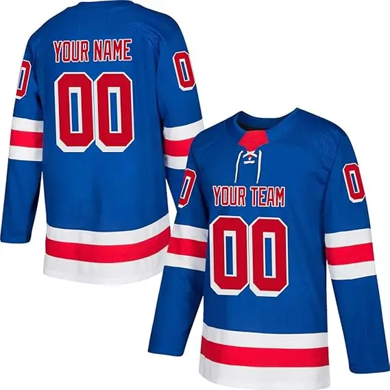 2024 ealer stitched ice  hockey jersey uniform sets men ice hockey jerseys custom design