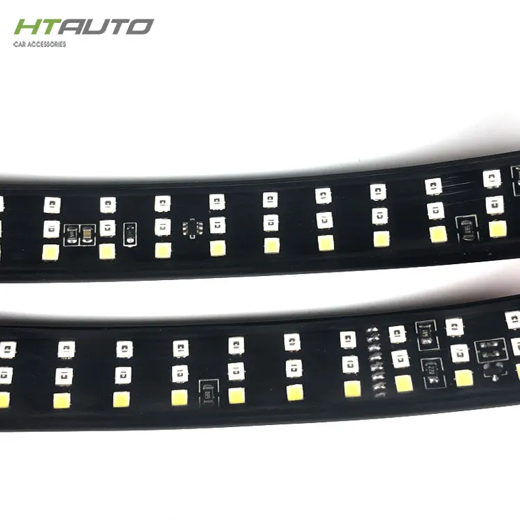  HTAUTO Redline Тройная светодиодная световая балка для задних ворот с последовательным янтарным поворотным сигналом полнофункциональный обратный