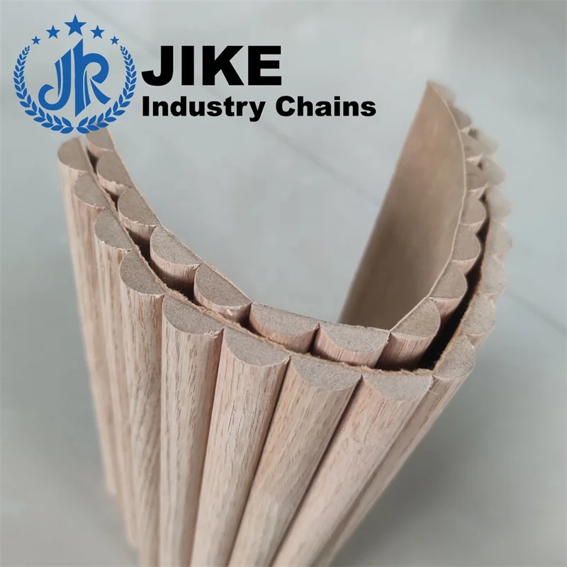 flexible fluted wood veneer coated laminated faced mdf board panel for wall and cabinet furniture