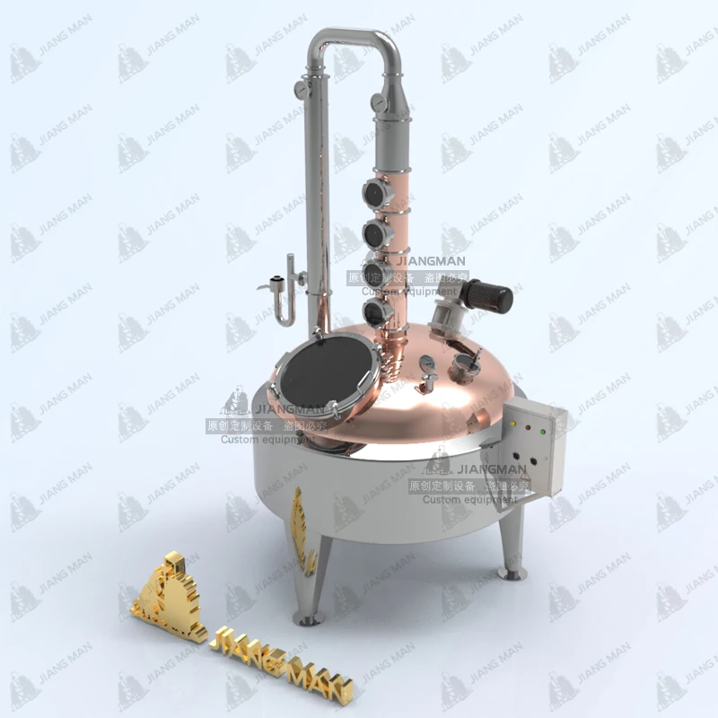 200 L Distillation Column Tower Alembic Whiskey Distillery Machine Widely Used Copper Distiller