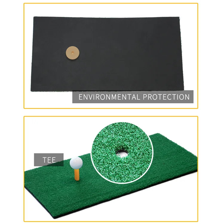 Hot Selling Indoor Outdoor High Quality EVA Base Mini Driving Chipping Training Mat Artificial Grass Golf Mat