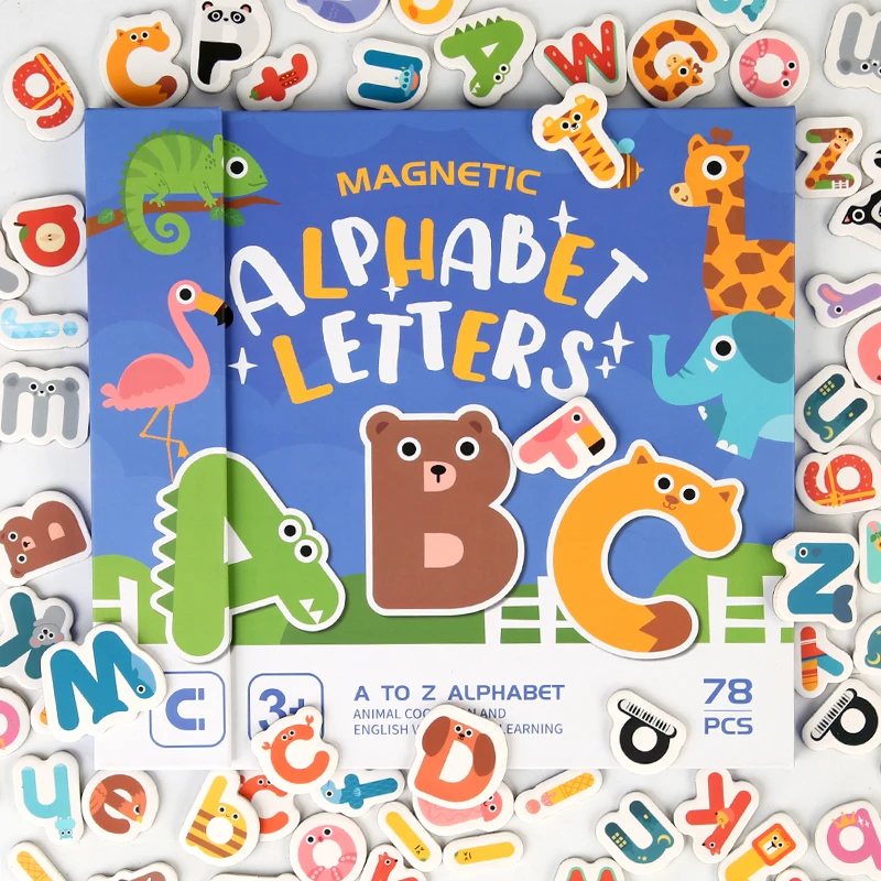 Cpc Ce En71 Doc Certificate Montessori Children Education Learning Magnetic Alphabet Letters Cognition Reusable Quiet Book Toys