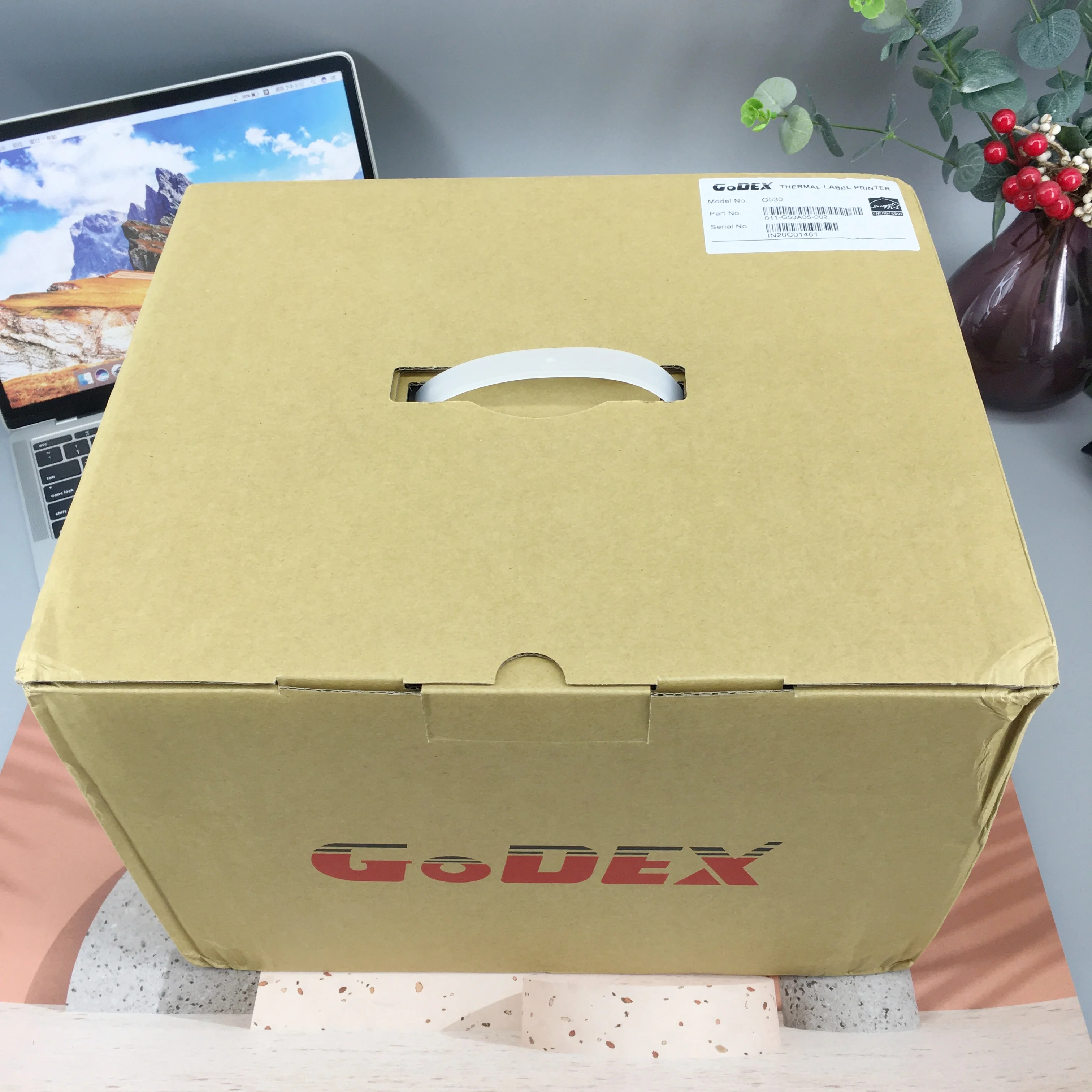  Оригинальный бренд новые оригинальные GODEX G530 4 дюйма Термотрансферная & Прямая термопечать 300 точек/дюйм Настольный этикеток Принтер для печати