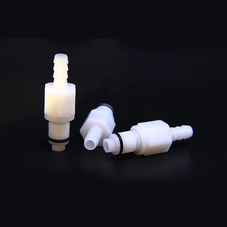 plastic quick shut-off coupling valved