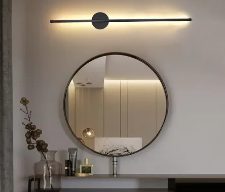 Modern Corridor Black Iron Interior Wall Lights Nordic House Villa Bedroom Led Wall Lamp