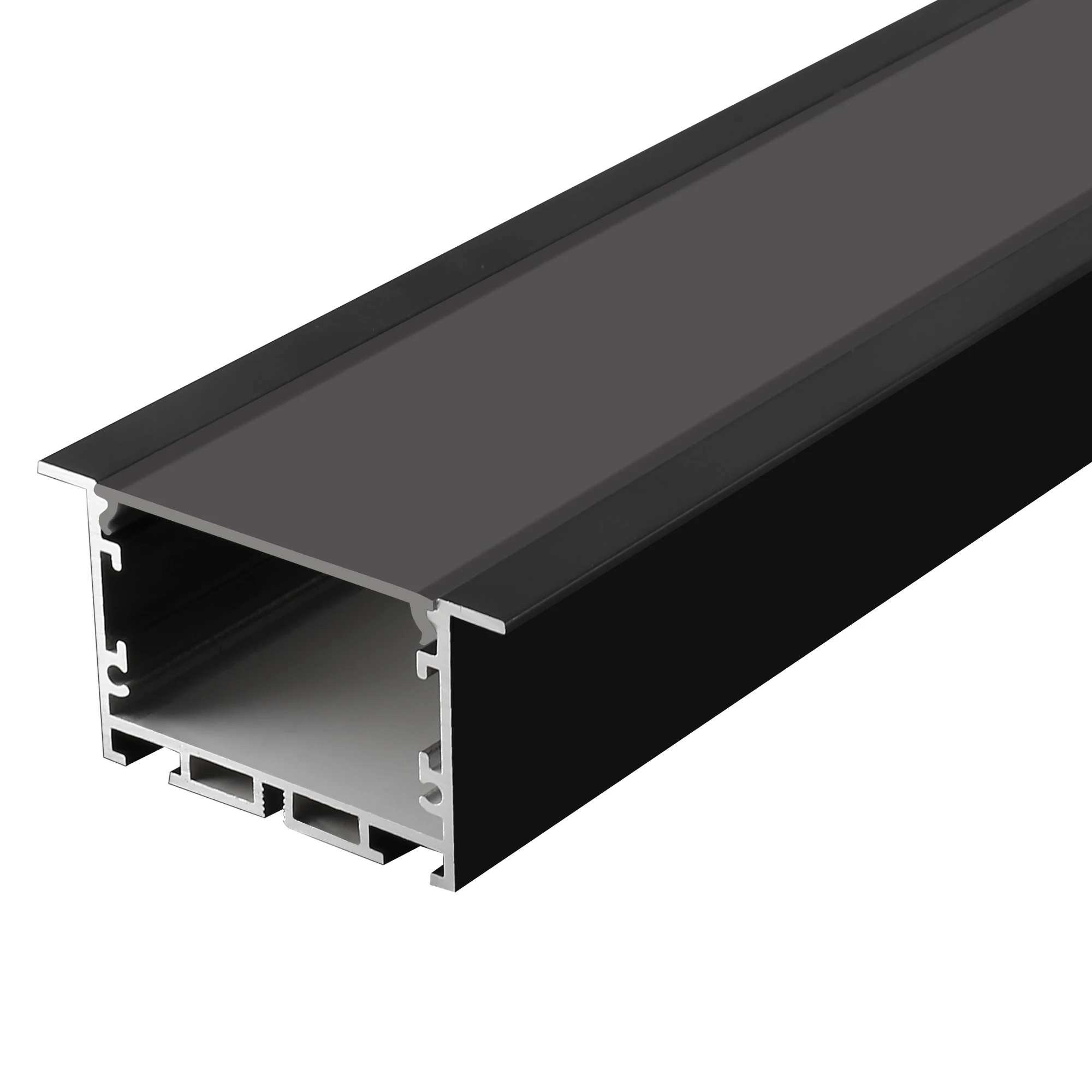 surface mount led aluminum profile light recessed channel plaster extrusion