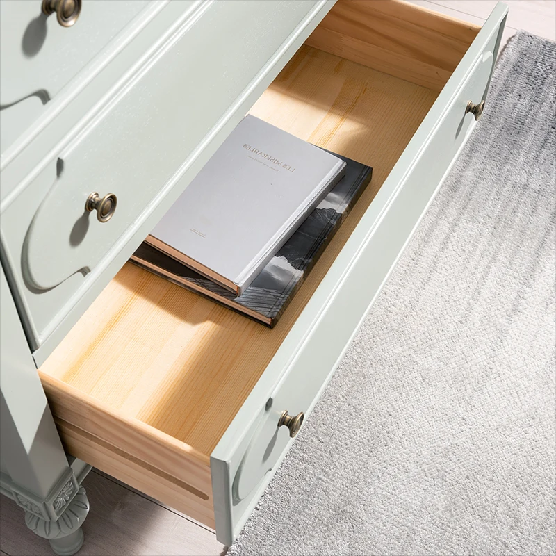 Solid wood simple modern bookshelf shelf storage cabinet complete large storage cabinet bookcase