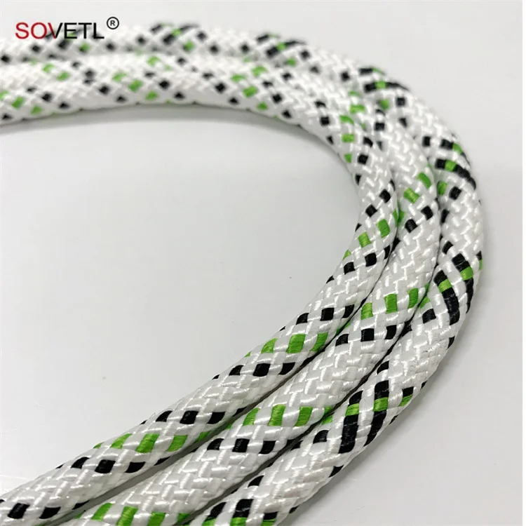 UHMWPE Rope High Strength Durable Colorful Cord Anti Abrasion Resistant Uhmwpe Braided Rope for Outdoor Sports Mooring
