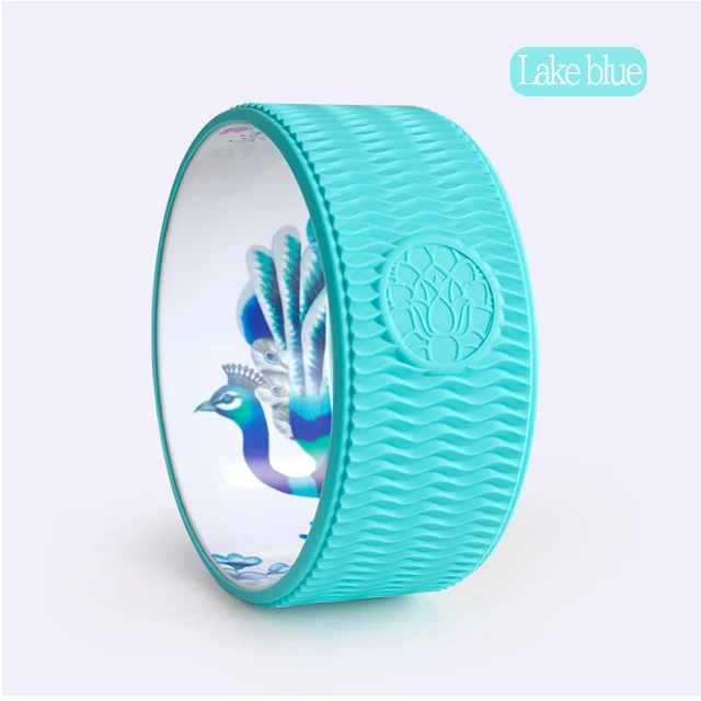 31.5x15cm Silicone ABS Customized High Quality Yoga Wheel