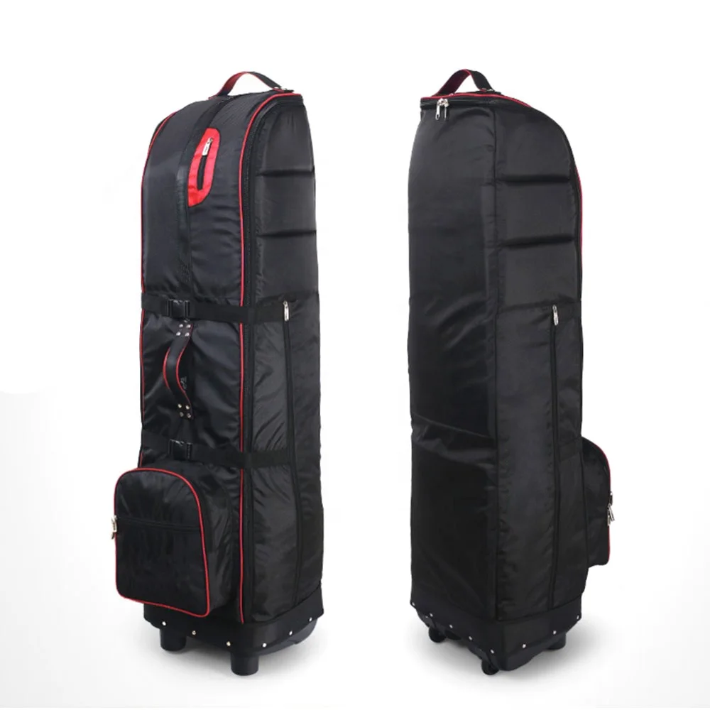 Nylon golf bag travel cover wholesale custom Golf air bag with wheels