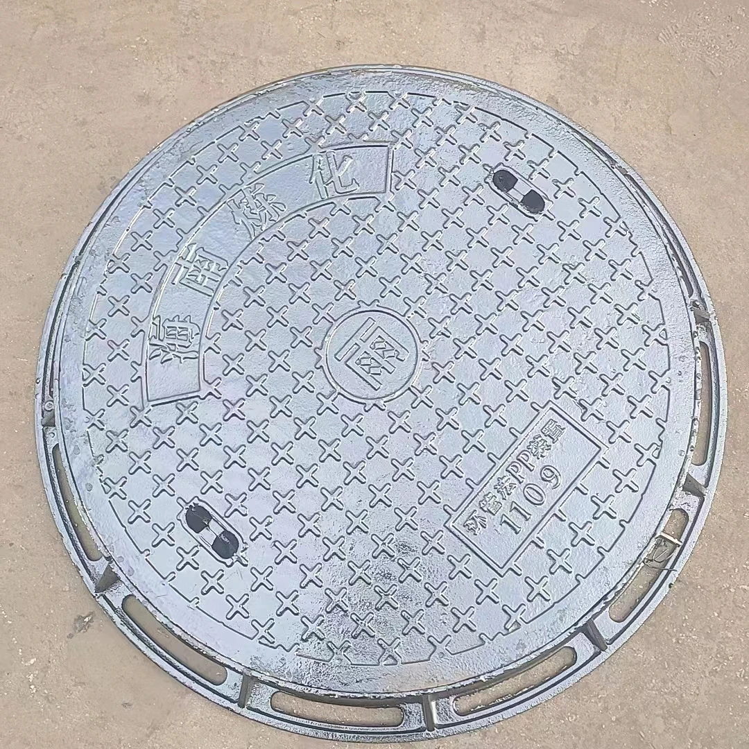 D400 ductile iron double manhole cover Philippines double seal manhole cover