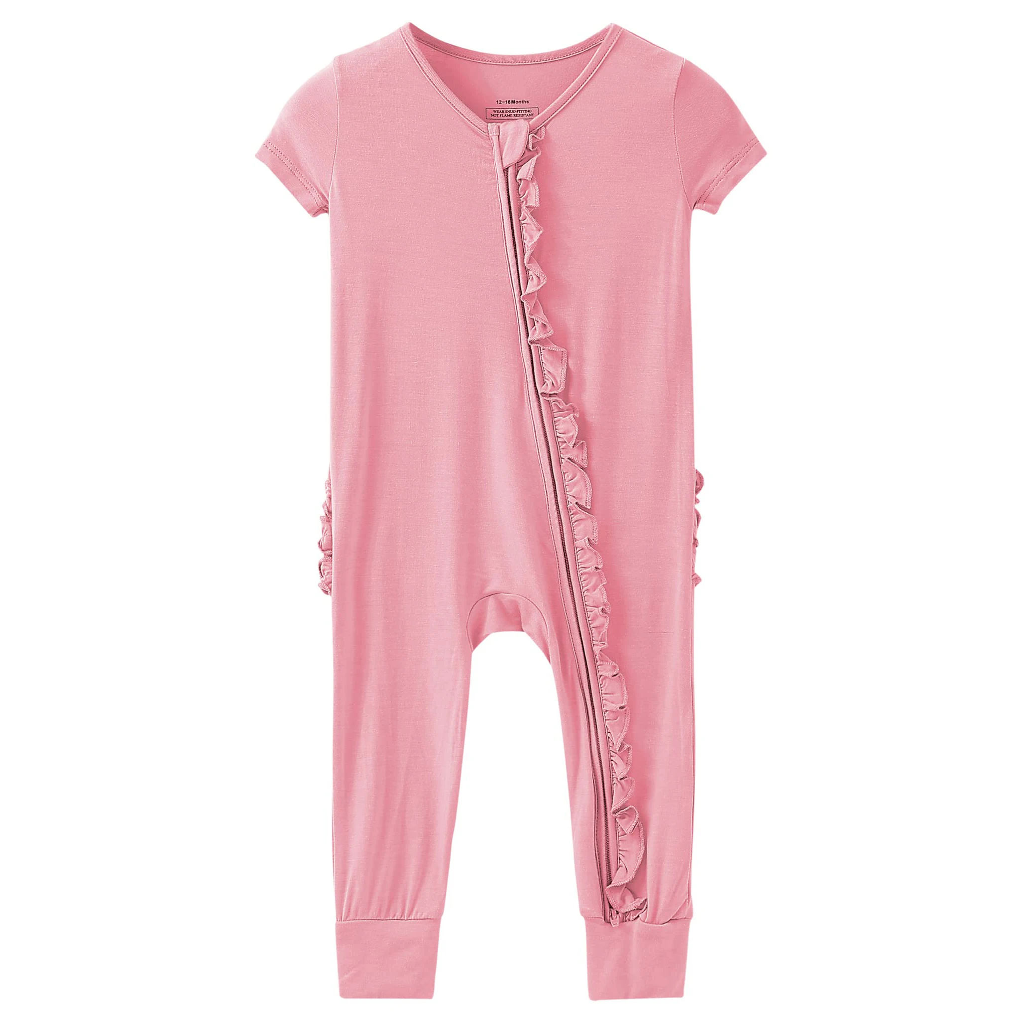Custom print OEM infant toddler romper organic bamboo baby girl pajamas wholesale baby boy romper sleepwear baby bamboo playsuit