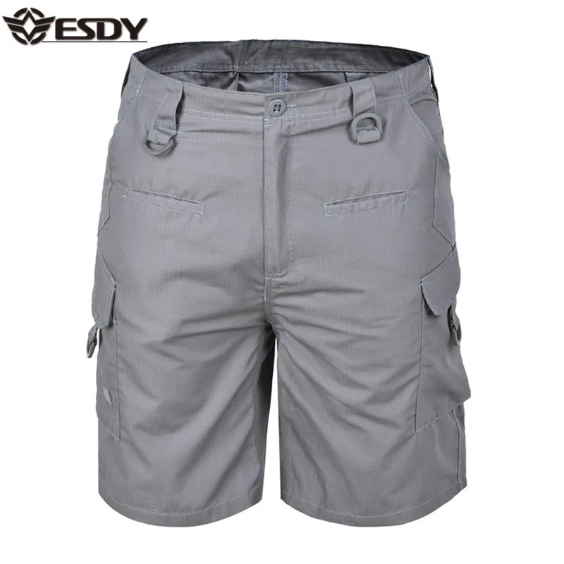 4-Colors ESDY Multi-Pockets Hunting Mens Breathable Quick Drying Tactical Short Pants