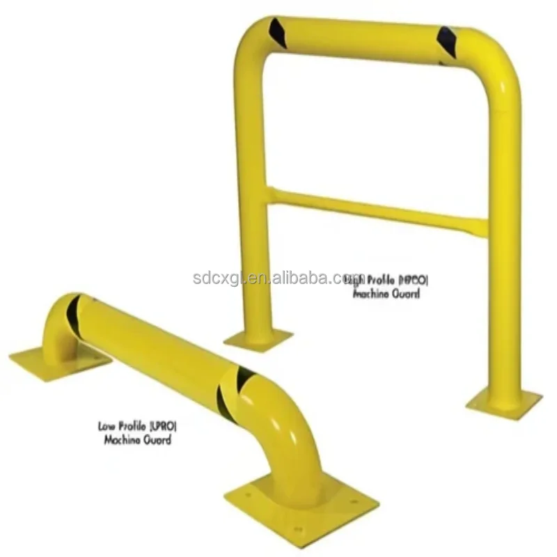 Factory U shape carbon steel  poles  warning post safety guards barriers