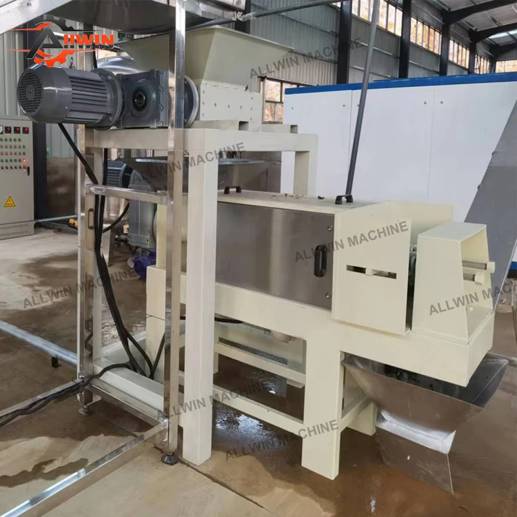 Kitchen Food Waste Screw Press Dehydrator/Fruit and Vegetable dregs dewatering machine