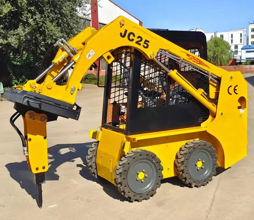 hot Skid steer loader JC25 with 25hp engine loading capacity 380kg mini skid loader for sale