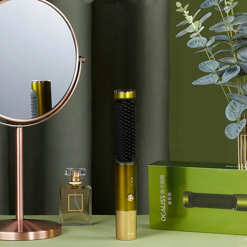 Intelligent New Arrivals Cordless Hair Straightener Brush With Precise Temp Setting Hair Straightener Comb