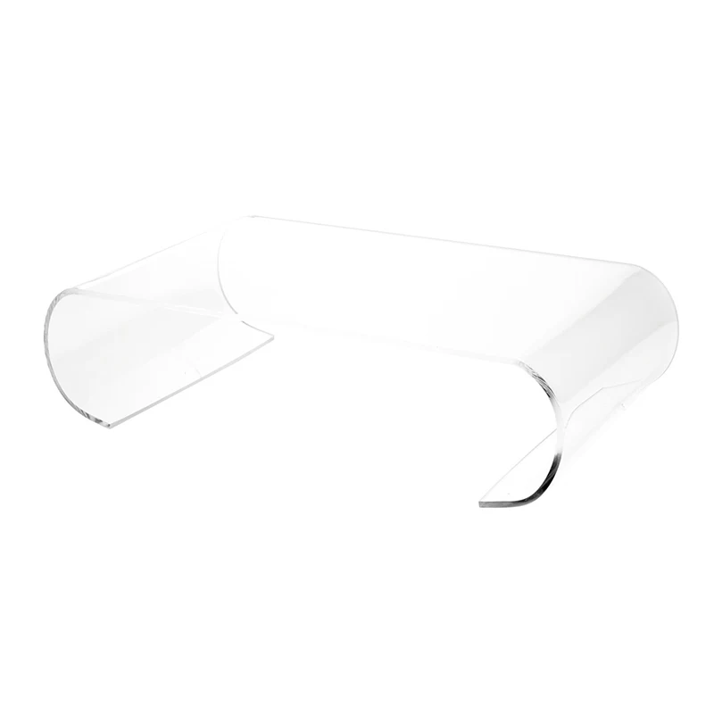 Wholesale Stacking Scroll Acrylic Risers Set Clear Scroll-Shaped Acrylic Display Riser