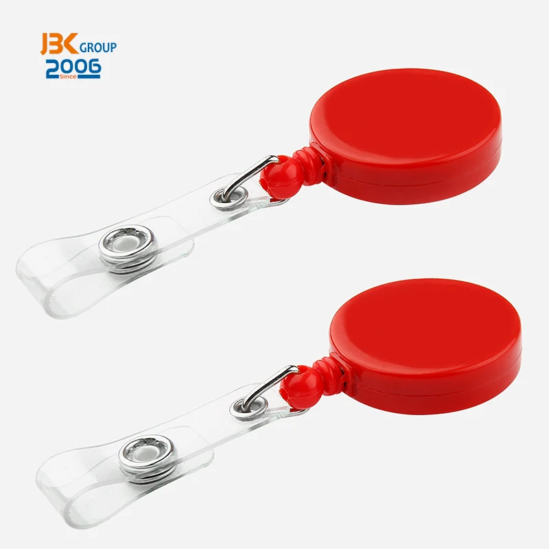 Retractable Reel  Card Holder yoyo key reel custom logo and color retractable string badge reel