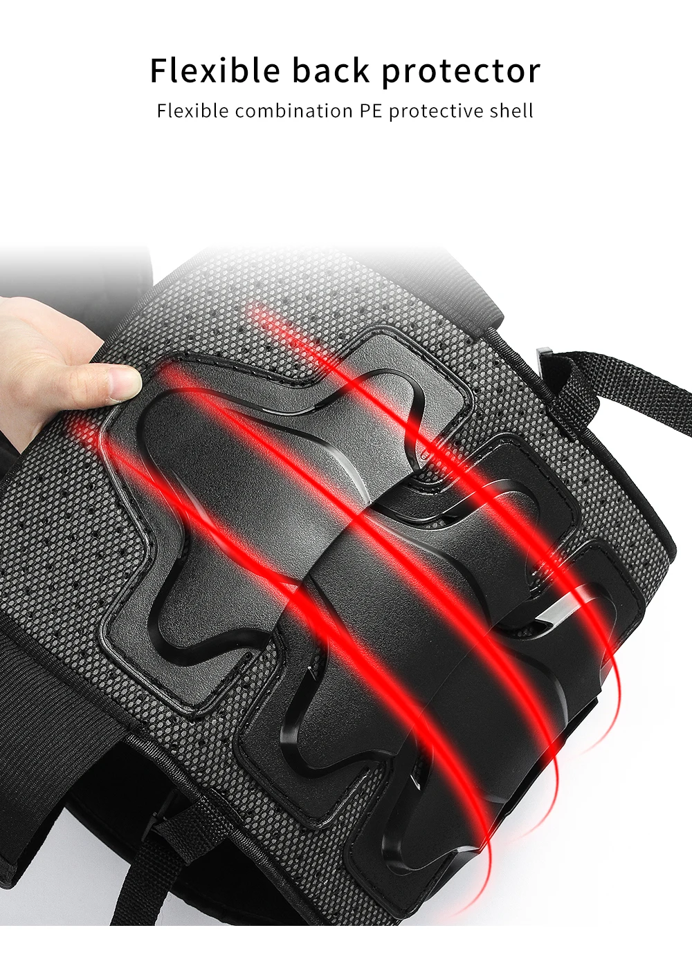 WOSAWE Kids Chest Spine Protector Protective Guard Vest Motorcycle Jacket Child Armor Gear Motocross Full Body Protector Vest
