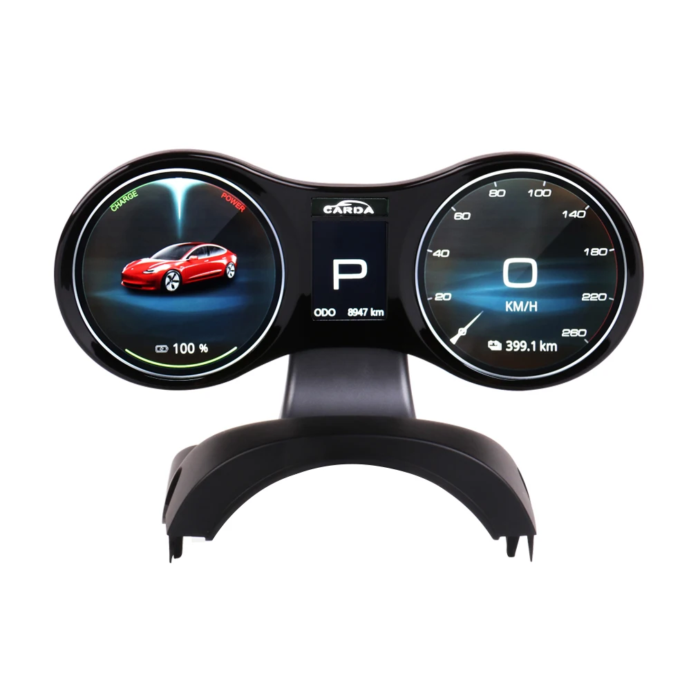  Topfit 10 2 дюймовая цифровая производительность HUD Smart LCD дисплейер центральной консоли приборной панели для Tesla Model 3 и