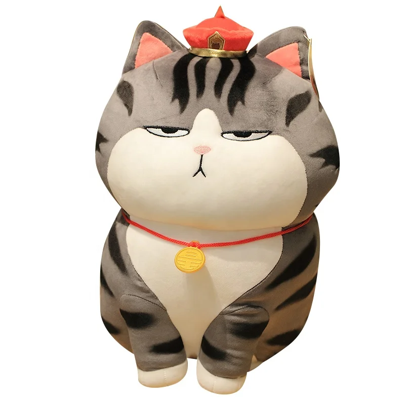 Hot Wholesale Custom Stuffed Soft Cute Lovely Cartoon Gifts Kids Animal Shar Pei Baza Black Pet Puppy Plush Toy Pillow Doll