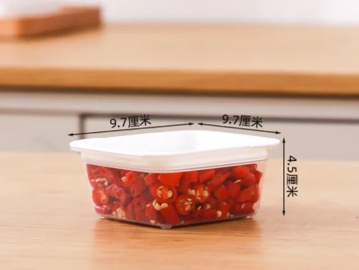 Factory Direct Sales Mixed Refrigerator Storage Box Kitchen Sealed Fresh Keeping  Fruit And Vegetable Organizing  Desktop