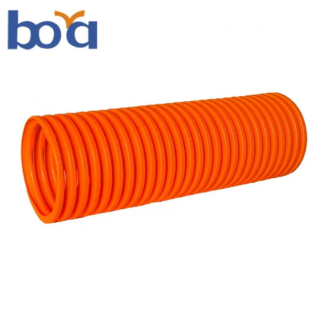 HDPE plastic drainage corrugated pipe with sock