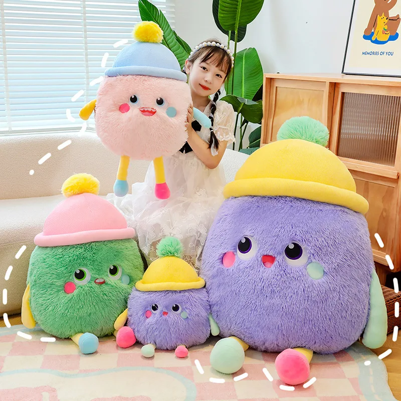 New Arrival Monster Plush Toys Cute Soothing Doll Kids Sleep Pillow Fluffy Monster Plush Toys