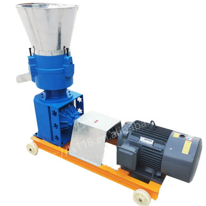 Hot selling cattle and sheep feed pellets, commercial chicken and duck feed granulator, soybean meal and wheat bran crushing mix