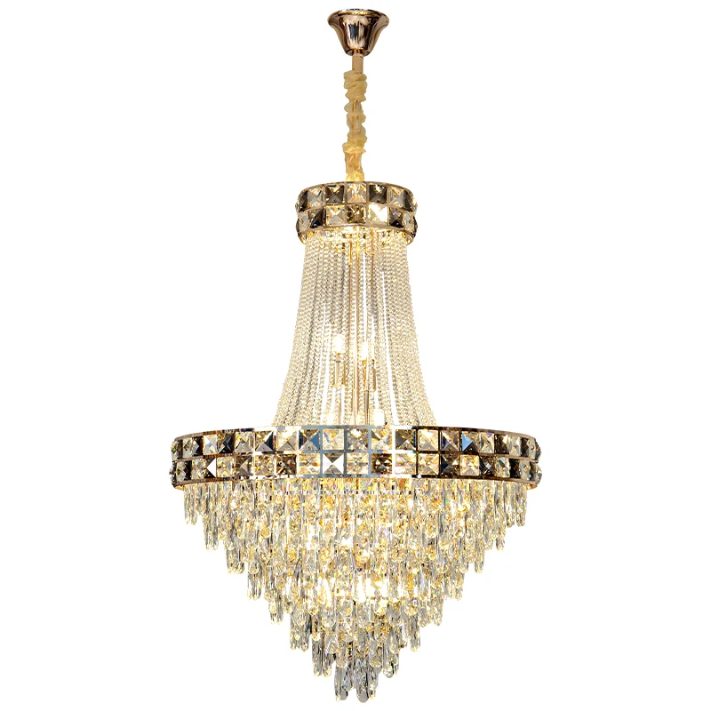 Factory nice design Fashion Custom Living Room Wedding Staircase Interior Decoration Home Modern Crystal Chandelier