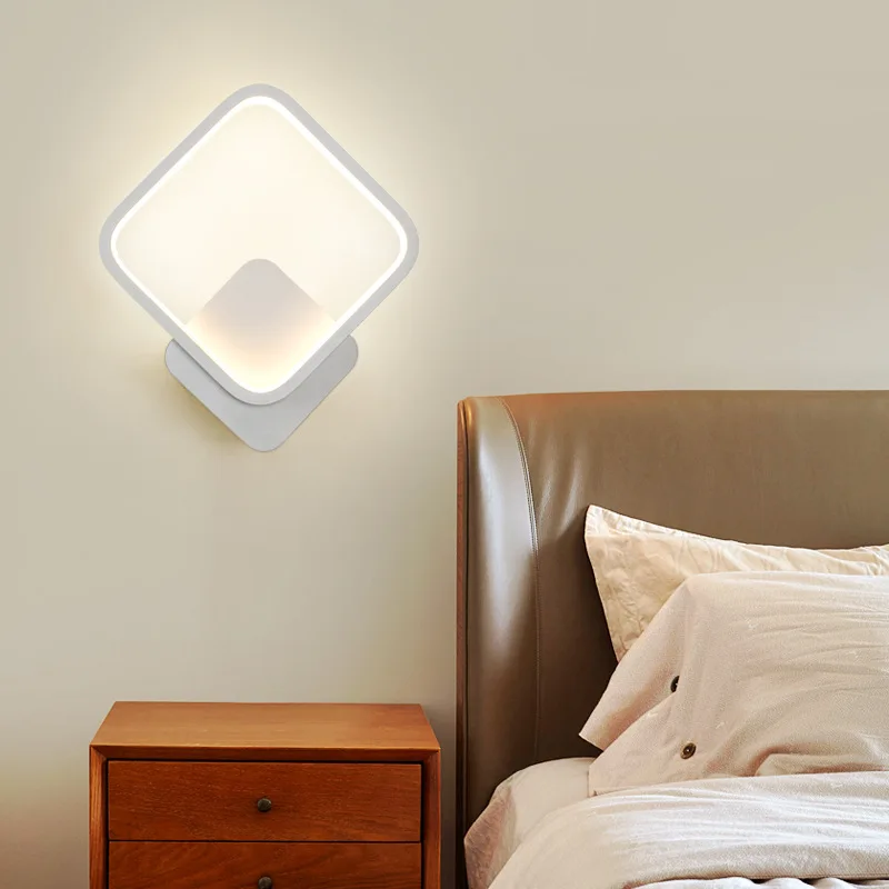 Nordic Wall Light Art Deco Fixtures Indoor Sconce Corridor Living Room Bedroom beside deer head round square LED Wall Lamps