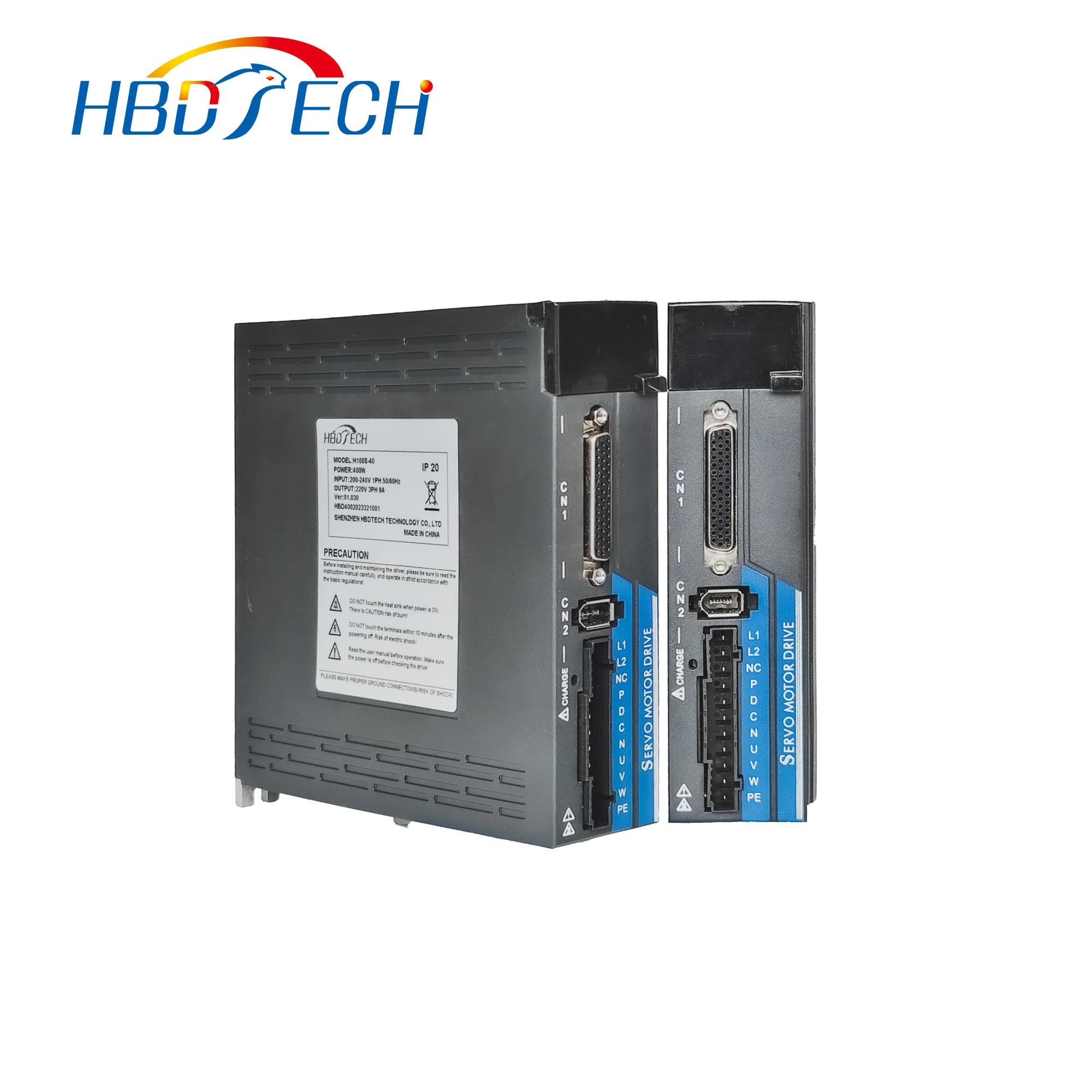 HBDTECH H100S High-Speed Servo Motor and Drive for Competitive CNC Router Performance