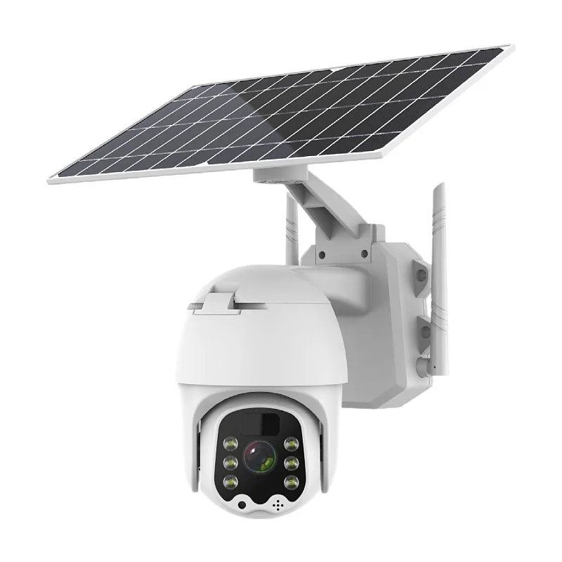 8W 4G/WIFI low Power Solar Panel Camera 5MP Security Wireless Outdoor Waterproof PTZ PIR Motion Detection CCTV Support Tuya