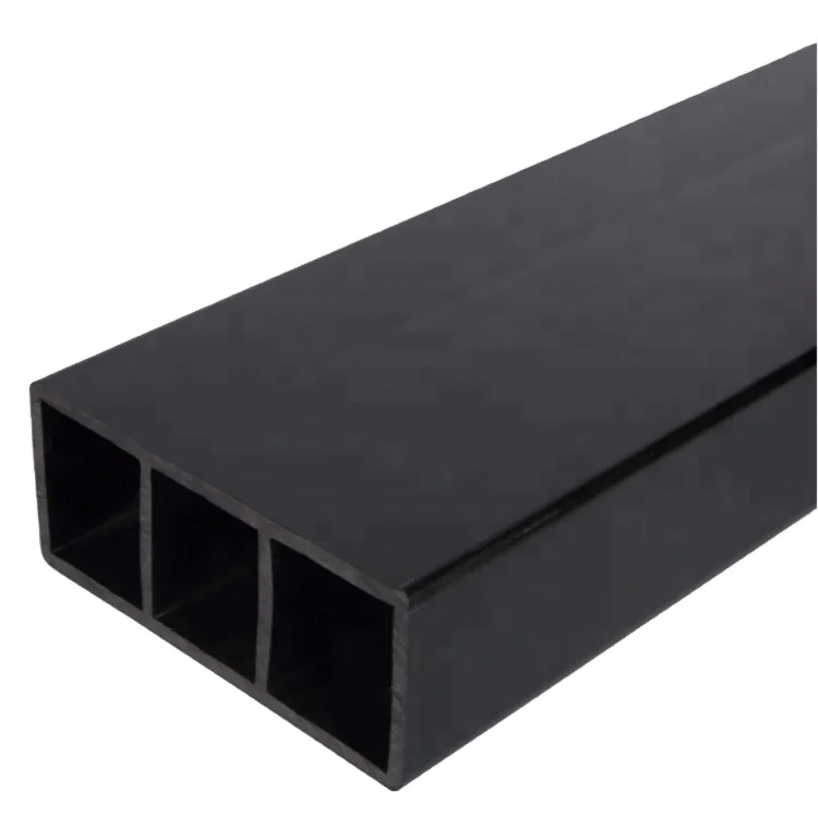 Full sizes round and square pvc black rigid extrusions square pipe pvc plastic tube 40mm
