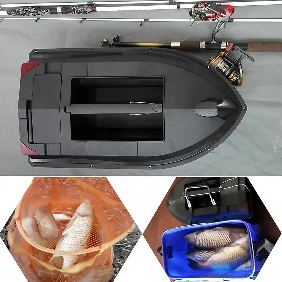 Free Shipping TL380E Fishfinder Plastic ABS Sonar Auto Cruise GPS Autopilot Dual Hull RC Bait Boat Carp Fishing Baitboat on Sale