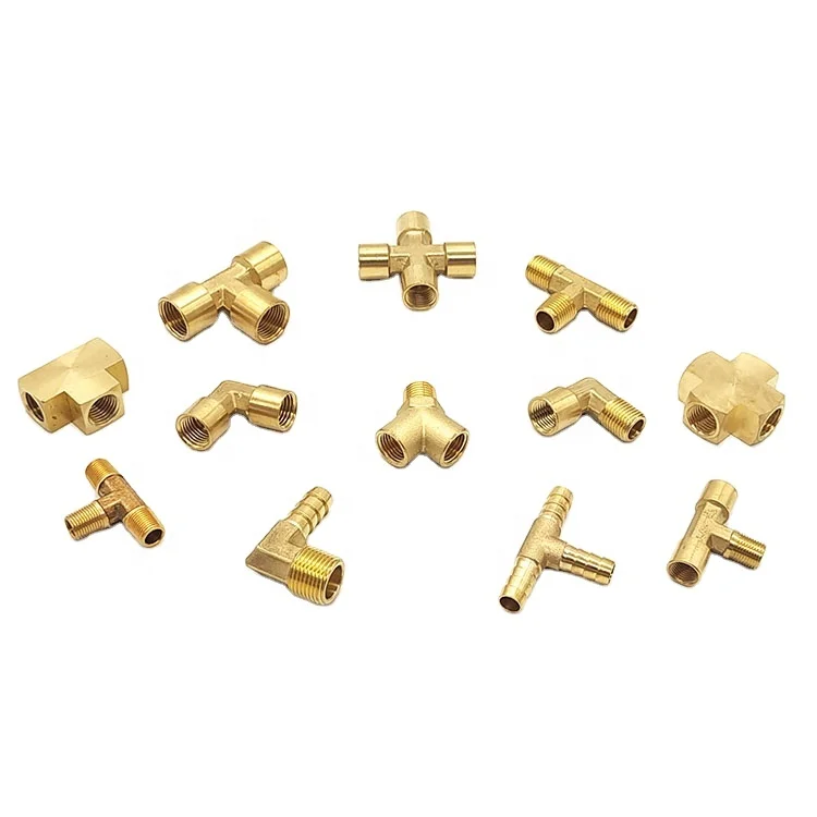 Hot selling 1/4 3/8 BSP NPT brass Threaded hose connector Male Female Brass thread Pipe Fitting