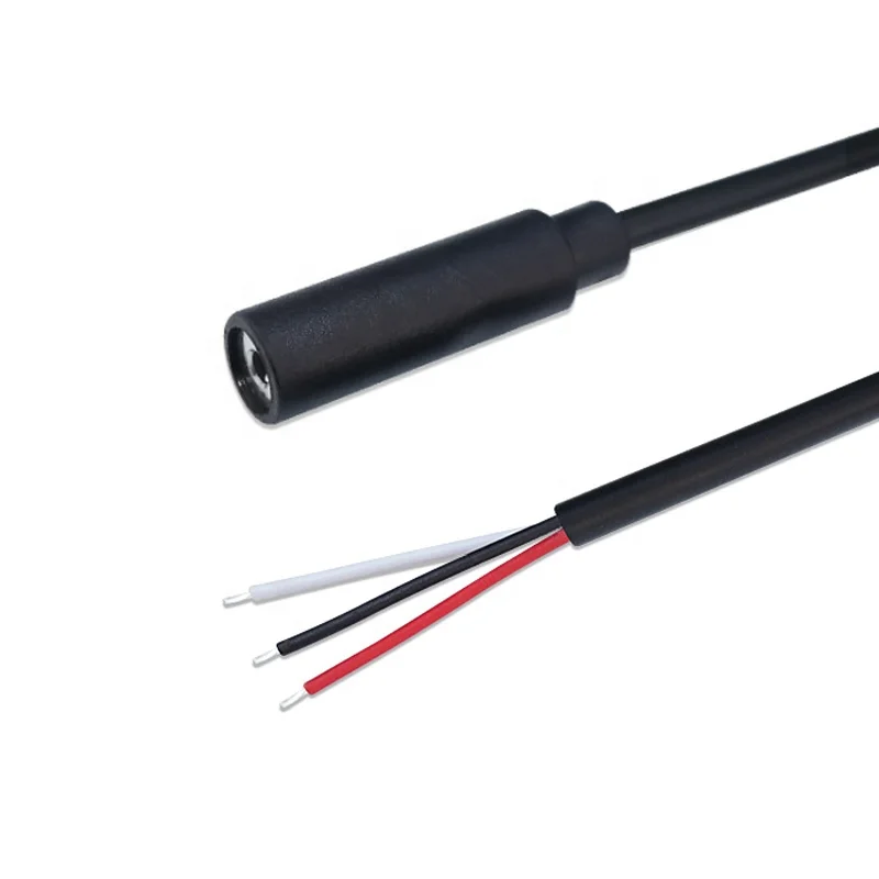 female 2.5mm TRS 3 Poles 0.25m female to Stripped Open end  customized cable 28awg 3 cores Cable female 2.5mm TRS audio cable